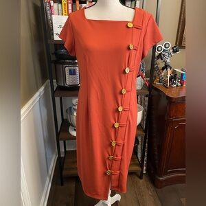 NWOT Shelby & Palmer Orange Dress
